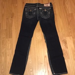True Religion dark washed jeans